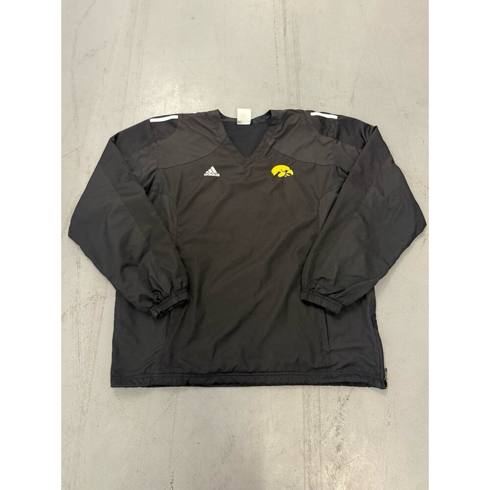 Vintage Iowa Hawkeyes Adidas Men’s Windbreaker Pullover Size Large